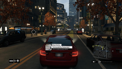 Driving a car on Southside campus.png