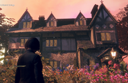 The cottage underneath Skye's house.