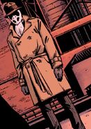 Walter Kovacs, the original Rorschach in the DC Black timeline.