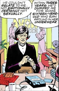 Slater giving her interview with a Nova Express journalist.