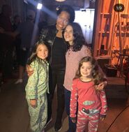 Dylan Schombing, Lily Rose Smith and Adelynn Spoon with Regina King in BTS S1 E 9