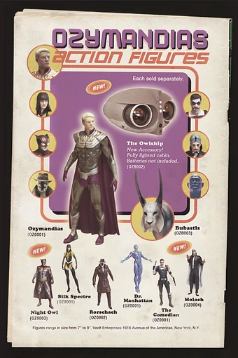 watchmen action figures