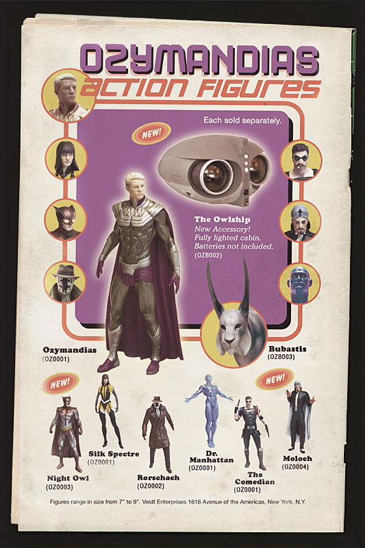 Watchmen action figures shop