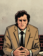 The Detective, the fifth Rorschach, convinced by hallucinations of Wil Myerson and the Kid.