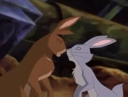 Blackberry and Campion after he saves her.