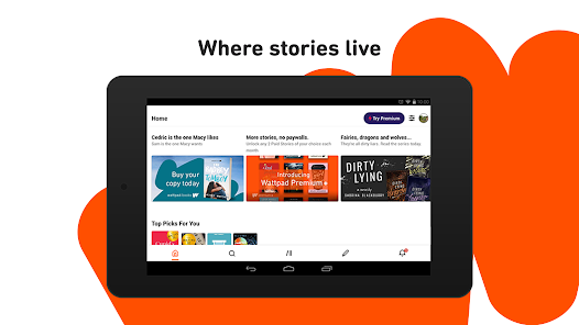 Tablets are the best device for diving into new stories!