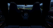 Interior view of the RS e-tron GT.