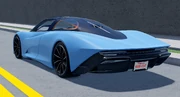 The rear end of the Speedtail.