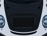 The frunk of the 911 GT2 RS.