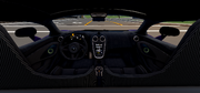 Interior view of the 600LT Spider.