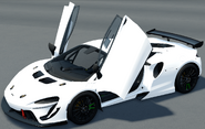 The Artura GT4 with all of its parts opened.