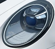 The 911 GT3 RS with the "Matrix Design Headlights" stock option equipped.