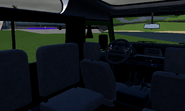 Interior of the Defender 90.