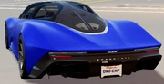 Rear view of the Speedtail.