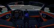 The interior of the 600LT Spider.