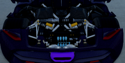 The engine bay of the Hydra.