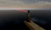 The lighthouse at Spookfest which is located past the Ghastly Garden location.