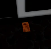 The notice of demolition paper featured at the third mansion.