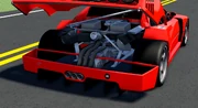 F42Clash RearCompartment.png (2.17 MB) A rear view angle of F40 Competizione's engine bay.