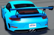 Rear view of the 911 GT3 RS.
