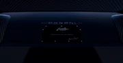 The plaque featured in the interior of the Zonda Cinque.