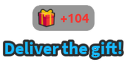 A prime example of a Deliver gifts message.