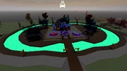 The Witch Dealer at Spookfest, referred as, Witchy Villa. The dealership features the 1984 Cavallo T412, 1981 DeFuture T88, and 1963 JB Series 5.