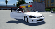The Ek9 with its doors open.