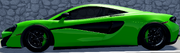 Side view of the 570S Coupe.