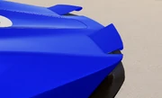 The Speedtail with its active aero deployed.