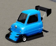 The Mighty Midget with the "i am speed." bodykit.