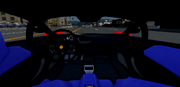 The interior of the Daytona SP3.