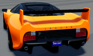 Rear view of the XJ220 S.
