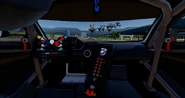Interior view of the 720S GT3X.