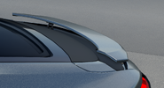 The RS e-tron GT with its active aero spoiler deployed.