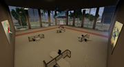 Another general angle of the Planes & Helicopters Dealership's interior.