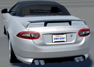 Rear view of the XKR-S Convertible.