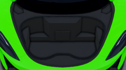 The frunk of the 570S Coupe.