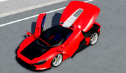 The Daytona SP3 with all its doors open.