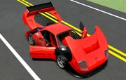 F42Clash DoorsOpen.png (2.57 MB) The F40 Competizione with its doors open.