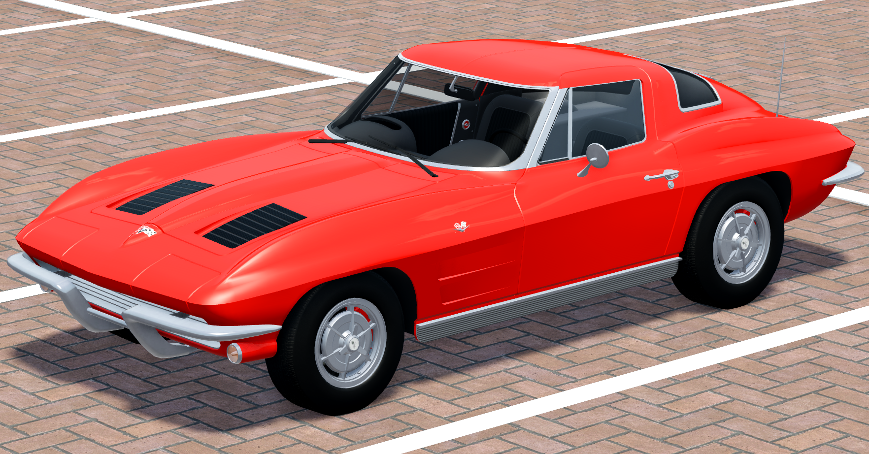 ミニカー CHEVROLETCORVETTESTINGRAY Coupe C2(1963) ミニカー CHEVROLETCORVETTESTINGRAY Coupe C2(1963) 1/12 GT