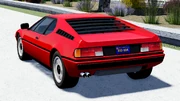 The rear end of the BMW M1.
