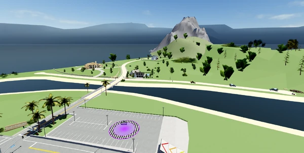 A view of the former appearance of the Eventfest location. This location could be found across the intersection of the old Neighborhood in Vine Hill.