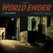 Single art shows an alley at night with two gang members and World Ender graffiti on the wall.