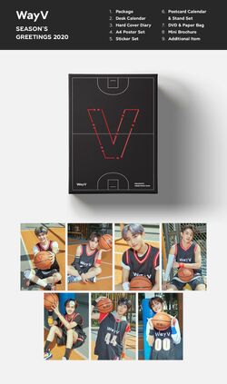 2020 wayv シーグリ WayV 2020 SEASON'S GREETINGS［CALENDAR+DVD+GOODS］ : WayV