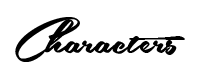 Characters