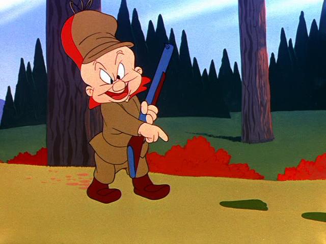 elmer fudd were hunting wabbits