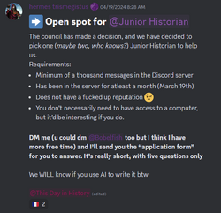 First junior historian app