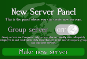 Option to make a public server group only