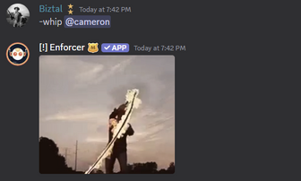 AC example AND example of the whip command being used